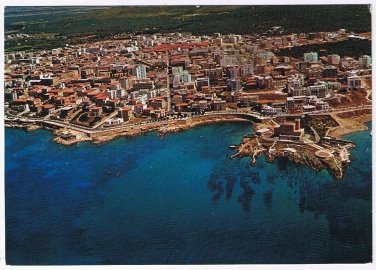 Italy Postcard Alghero Panorama