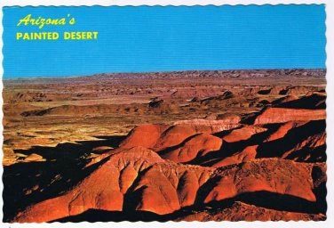 Arizona Postcard Painted Desert Unusual Coloring