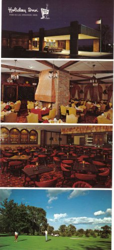 Wisconsin Postcard Fond Du Lac Holiday Inn Long Card