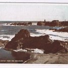 UK Postcard Scotland  Dunbar Castle From The Esplanade RPPC Carbo Colour