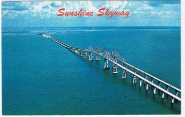 Postcard Sunshine Skyway Bridge Florida