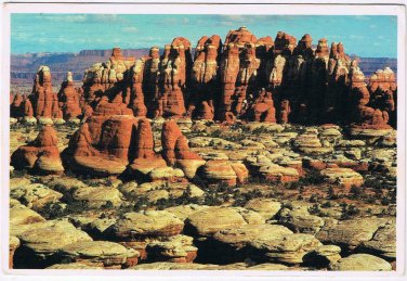 Utah Postcard Canyonlands National Park The Needles