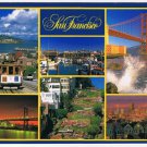 Postcard San Francisco Highlights Cable Car Bridge