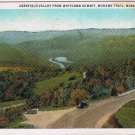 Postcard Deerfield Valley From Whitcomb Summit Mohawk Trail Massachusetts