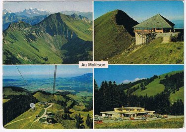 Switzerland Postcard Au Moleson Multi View