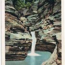 Watkins Glen New York Postcard Whispering Falls Curteich A-52123 1913