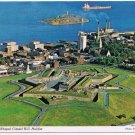 Nova Scotia Postcard Halifax Star Shaped Citadel Hill Aerial View