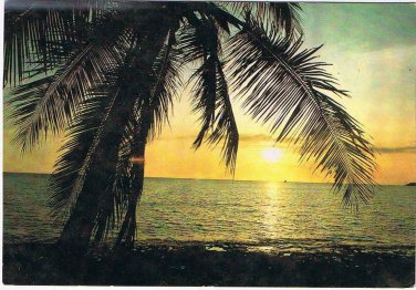Africa Postcard Madagascar Sunset