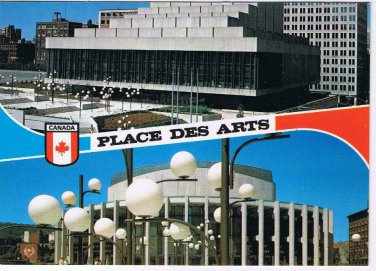 Quebec Postcard Montreal Place Des Arts Montreal Symphony