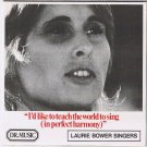Laurie Bower Singers I'd Like To Teach The World To Sing 45rpm Coca Cola Ad