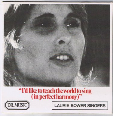 Laurie Bower Singers I'd Like To Teach The World To Sing 45rpm Coca Cola Ad