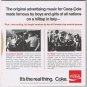 Laurie Bower Singers I'd Like To Teach The World To Sing 45rpm Coca Cola Ad