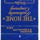 Matchbook Cover The Home Insurance Company New York