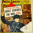 The National Police Gazette April 1954 Soviet War Schedule Ezz Charles Lung Ca