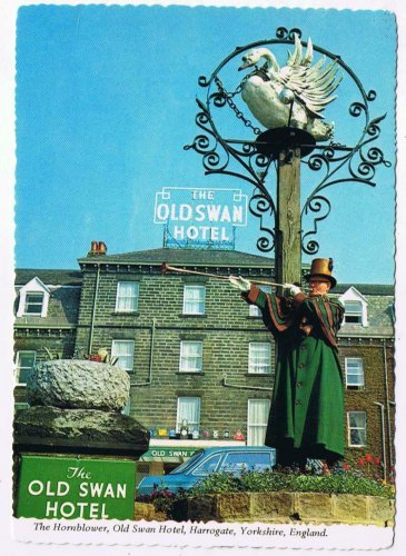 United Kingdom UK Postcard Harrowgate Yorkshire Old Swan Hotel Hornblower