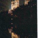 United Kingdom UK Postcard Durham Cathedral By Night