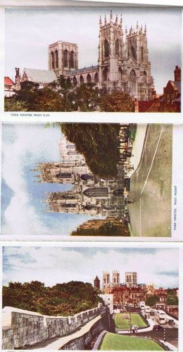 York England UK Postcard Photochrom Letter Card Celesque 6 Colour Views