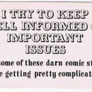 Comic Funny Postcard Informed Comic Strips No 454 1975 Universal Crafts Toronto