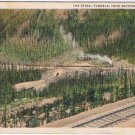 Postcard RPPC Lower Spiral Tunnel Field British Columbia Byron Harmon