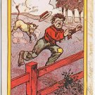 Comic Postcard Millions For Defence AH Bull Chasing Man Undivided