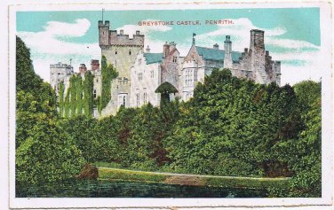 United Kingdom UK Postcard Penrith Greystoke Castle Star Series G D & D London