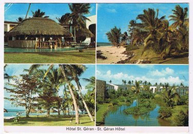 Mauritius Indian Ocean Postcard Belle Mare St Geran Hotel Multi View