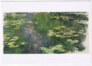 Art Postcard Monet Water Lilies