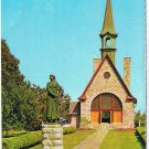 Nova Scotia Postcard Grand Pre Evangeline Statue Memorial Church