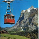 Switzerland Postcard Luftseilbahn Grindelwald Pfingstegg Cable Car