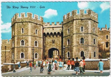 Postcard King Henry VIII Gate Windsor Gate