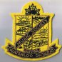 Music Society City Of Waterloo Ontario Sew On Patch 4 1/2" x 4 1/2" Yellow