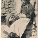Postcard Costumes de Savoie Tignes Dentelliere Lacemaker Bobbins
