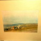 Degas Print Houses Upon Cliffs Overlooking A Bay David Daniels Shorewood Pub