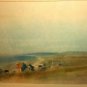 Degas Print Houses Upon Cliffs Overlooking A Bay David Daniels Shorewood Pub