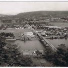 Belgium Postcard Godinne RPPC Aerial View