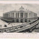 Postcard South Station Boston Massachusetts