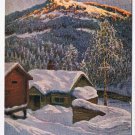 Postcard Sista Solstralarne Last Sunbeams A Schultzberg