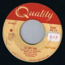 Billy Ford & Thunderbirds La Dee Dah 45 rpm The Monster Canadian Pressing