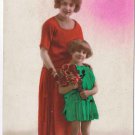 People Postcard Mother Daughter France