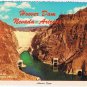 Nevada Arizona Postcard Hoover Dam Reclamation Project
