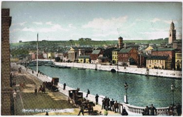 Postcard Shandon From Patrick's Bridge Cork Ireland