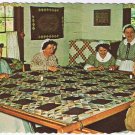 Postcard Craft Ladies Quilt Making Upper Canada Village Living Museum