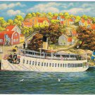 Postcard The Stamboat Is Coming Bert Hage Havero