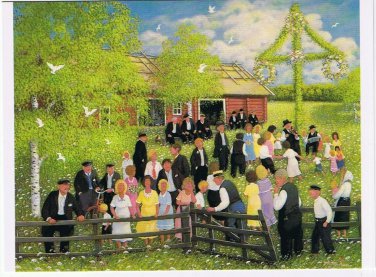 Postcard Midsummer Bert Hage Havero