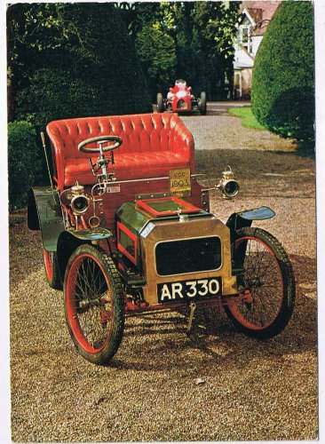 Holland Netherlands Postcard Old Car 1903