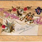 Greetings Postcard Mother Birthday Card Inside Lace Flap To My Dear Mother