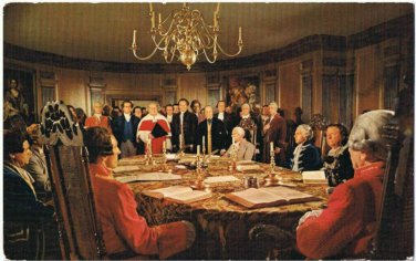 Virginia Postcard Royal Governor Dismisses Virginia House of Burgesses