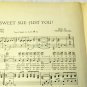 Will Harris Sheet Music Sweet Sue - Just You 1928