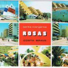 Spain Postcard Costa Brava Rosas Santa Margarita Multi View