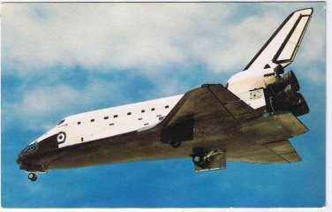 Postcard Space Shuttle Atlantis Kennedy Space Center Florida